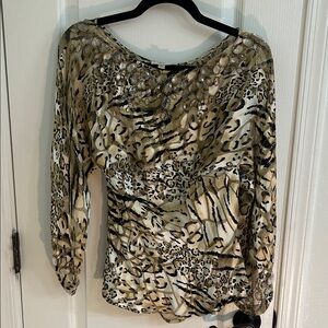 Leopard Print Women's Top